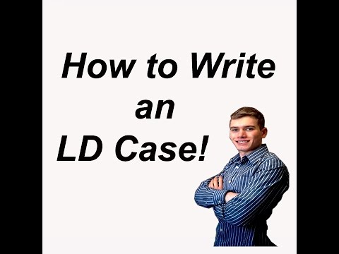 How to Write a Strong LD Debate Case!! - NCFCA Debate