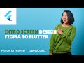 Intro Screen Figma to Flutter | Flutter UI Tutorial | @rajcodeofficial