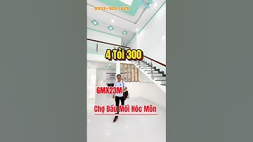 Nhà gần chợ đầu mối nông sản Hóc Môn đường Nguyễn thị sóc #nhabanhocmon #nhadep #batdongsan