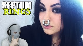 SEPTUM RING IDEAS (Nose Piercings) by UhOhBro 174,414 views 6 years ago 6 minutes, 11 seconds