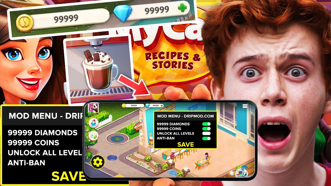 My Cafe Hack 2025 - How to Get Unlimited Diamonds and Coins with this Mod! iOS/Android