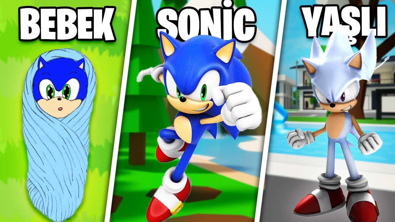 DOĞUMDAN ÖLÜME SONİC OLMAK⚡ BROOKHAVEN’DA HIZ DOLU BİR HAYAT! | Roblox