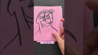#blindcontour #the100dayproject #drawingexercises #artist #drawingpractice #illustration #basics