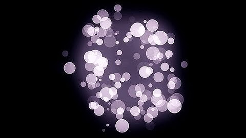 purple particle bokeh with glow - free HD overlay