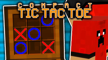They made TIC-TAC-TOE in MINECRAFT!