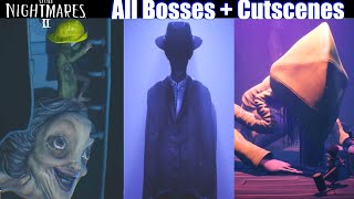 Little Nightmares 2 - All Bosses with Cutscenes (PC 1080p 60)