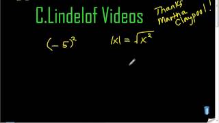 AP Calculus AB Derivative of an Absolute Value Function