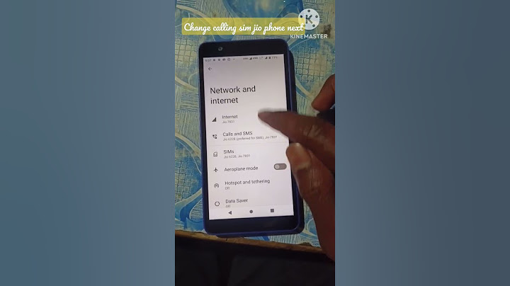 change calling sim in jio phone next. #shorts #jiophone #jiophonenext