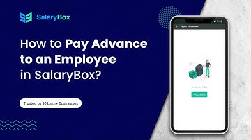 How to Pay Advance to an Employee in SalaryBox? (Hindi)