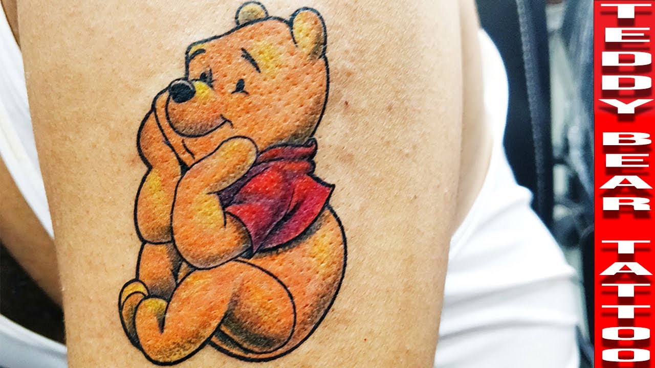 The cutest little teddy bear 🥺 • • • #finelinetattoo #tattoo #tattooideas  #teddybear #tattooartist #utah #minimalism #smalltatto... | Instagram