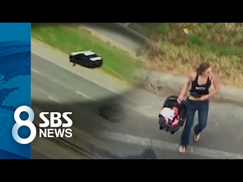 갓난아이 태우고 광란의 도주…시속 160km 곡예운전 '아찔' / SBS