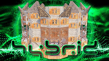 HYBRID • Twin Bunker • Open Core • China Wall • Small Group Base • RUST