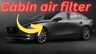 2019 Mazda 3 Cabin air filter replacement