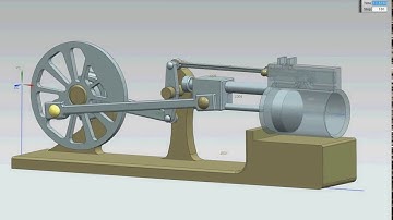 Motin Simulation for Locomotive steam engine [NX 9]