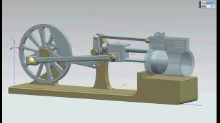 Motin Simulation for Locomotive steam engine [NX 9]