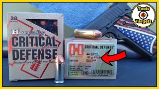 WHEEL vs HAMMER!...44 Special vs .45 ACP!