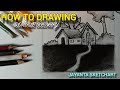 HOW TO DRAWING SIMPLE SCENERY? BY ।JAYANTA MALIK।