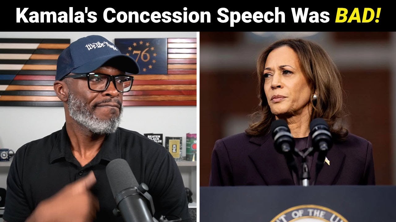 Kamala Harris Concession Speech Shows EXACTLY WHY She LOST!