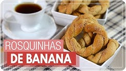 ROSQUINHAS DE BANANA, AVEIA E MEL uma delícia  | Mamãe Vida Saudável #339