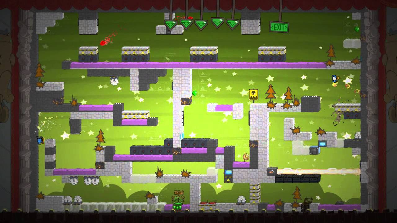 BattleBlock Theater - 7-3 Insane Coop A++ Rating Playthrough (Chapter 7 ...