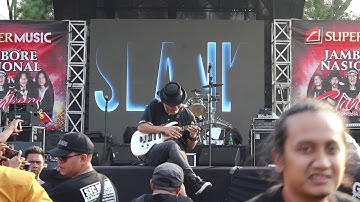 Slank - ridho hafiedz solo guitar - indonesia pusaka @ jambore nasional slankers - bogor