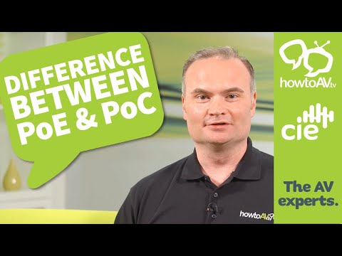 What is the difference between PoE and PoC?