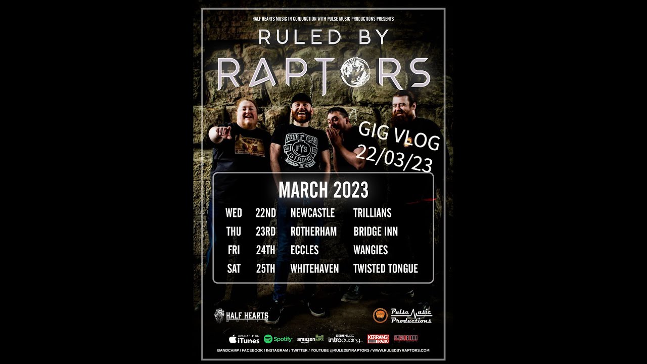 Ruled By Raptors Ruled By Raptors GIG VLOG 22/03/23 - YouTube