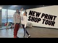 NEW PRINT SHOP TOUR! Print with me using EPSON F2100 DTG machine