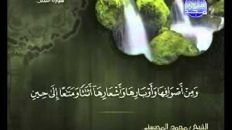 سورة النحل كاملة الشيخ محمد المحيسني