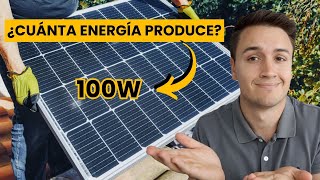 ¿CUÁNTO PRODUCE UNA PLACA SOLAR DE 100W? | ¿Puede alimentar una NEVERA? by Borja - Academia Energía Solar 19,957 views 2 weeks ago 14 minutes, 24 seconds