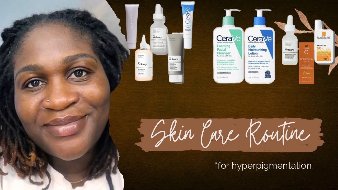 SKINCARE ROUTINE AM & PM | fights Hyperpigmentation | Uneven skin tone ...