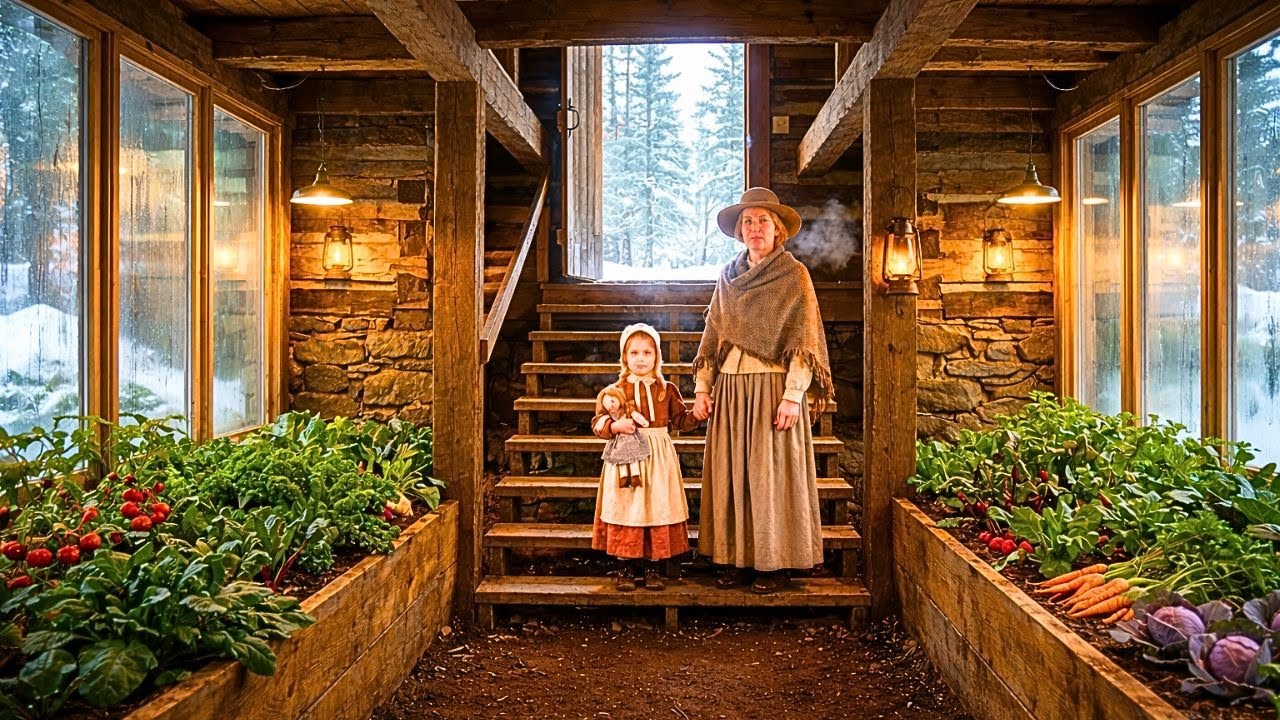 Se rieron del invernadero subterráneo de la viuda… hasta que llegó febrero