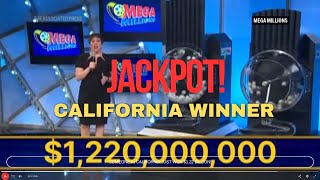 Mega Millions 1.22 Billion Jackpot Won In California Winning Numbers Revealed