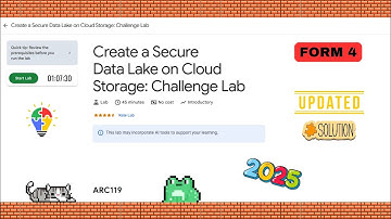 Create a Secure Data Lake on Cloud Storage: Challenge Lab [Form-4] #ARC119 #qwiklabs #arcade #gcp 🕹🚀