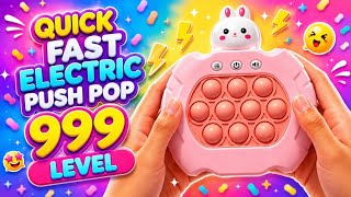 5 Minutes ⏰ playing and product review of this quick and fast electric push pop game console