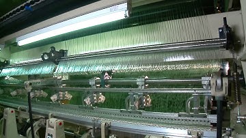 Shade net knitting machine