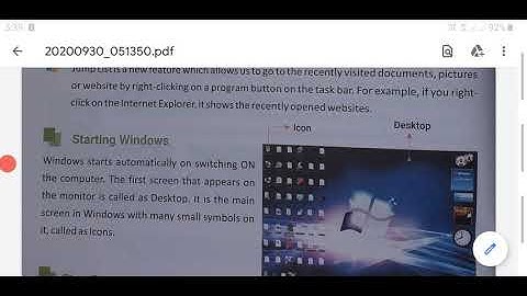 Class 4 ch:3 Exploring Windows 7 (part 1)
