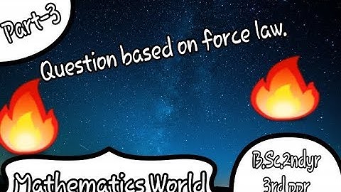🔥 Part-3 Force Law Questions from Central Orbit. 🔥