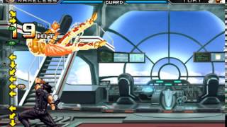 KoF 2002 UM - Nameless BC combo from pseudo-instant overhead