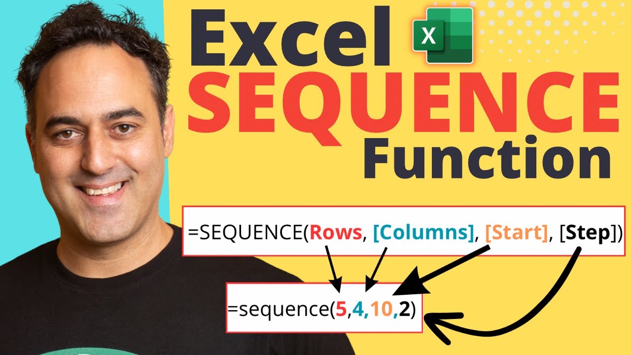 Excel SEQUENCE function