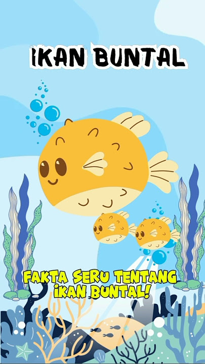 Belajar Nama Hewan Laut, Ikan Buntal | Hewan Laut | Ikan Buntal #animals #animalshorts #anak
