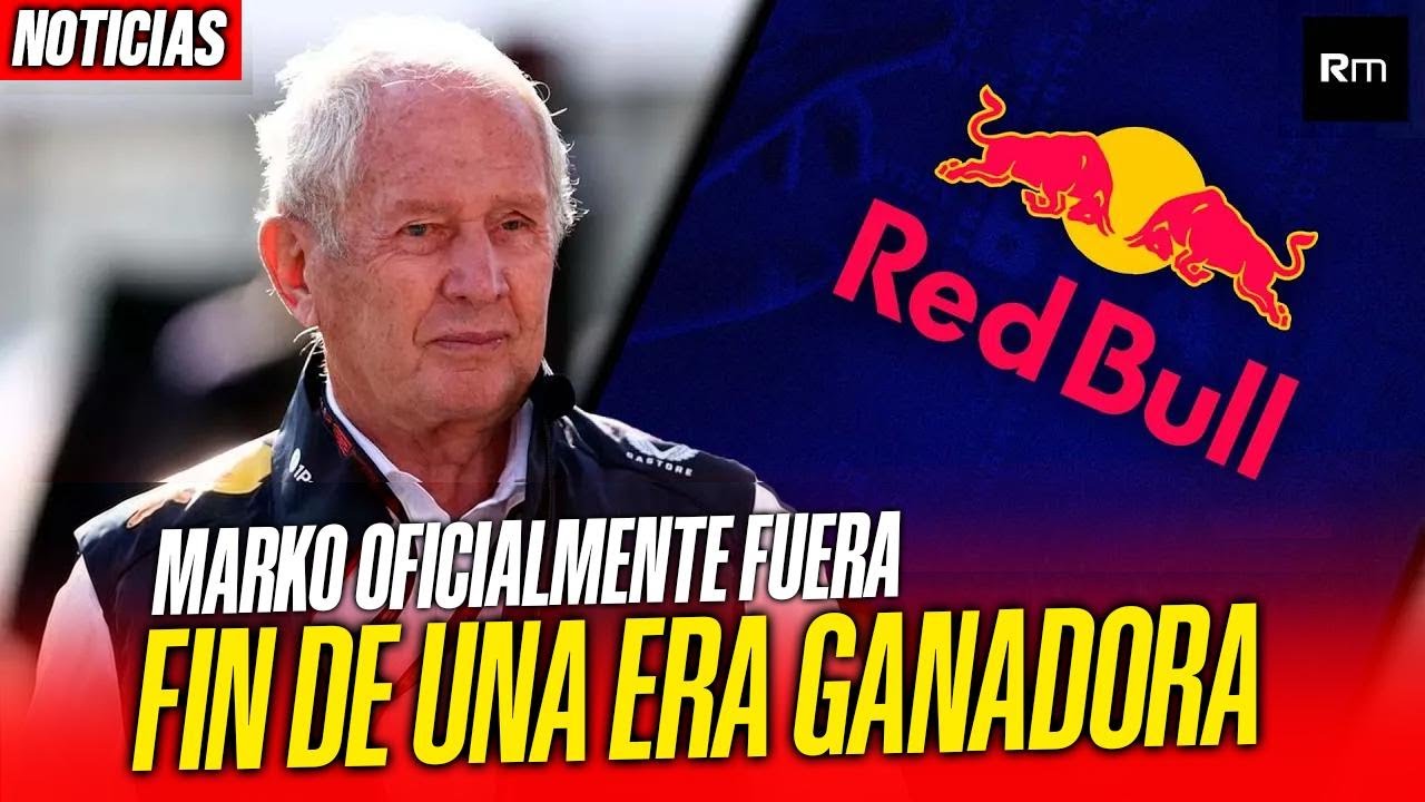 Marko se va de Red Bull, ¡se acaba una era en la Fórmula 1! Mercedes, Ferrari y Alpine reaccionan
