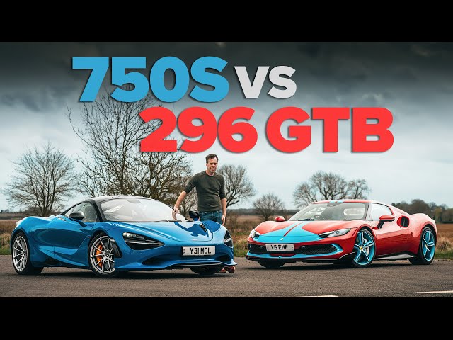 McLaren 750S vs Ferrari 296 GTB | Who makes the better supercar? class=