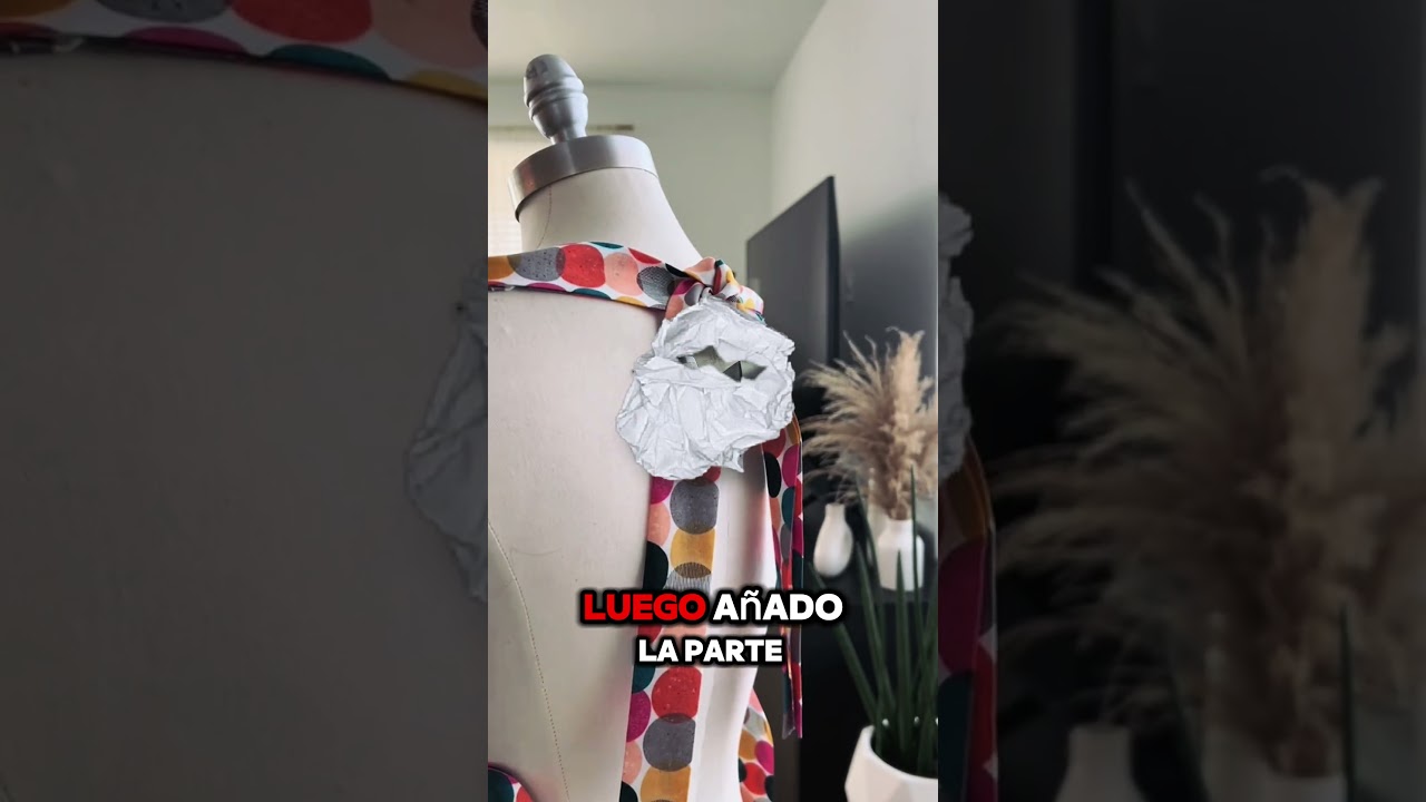 Así se monta un vestido usando un maniquí ¡Increíble resultado!