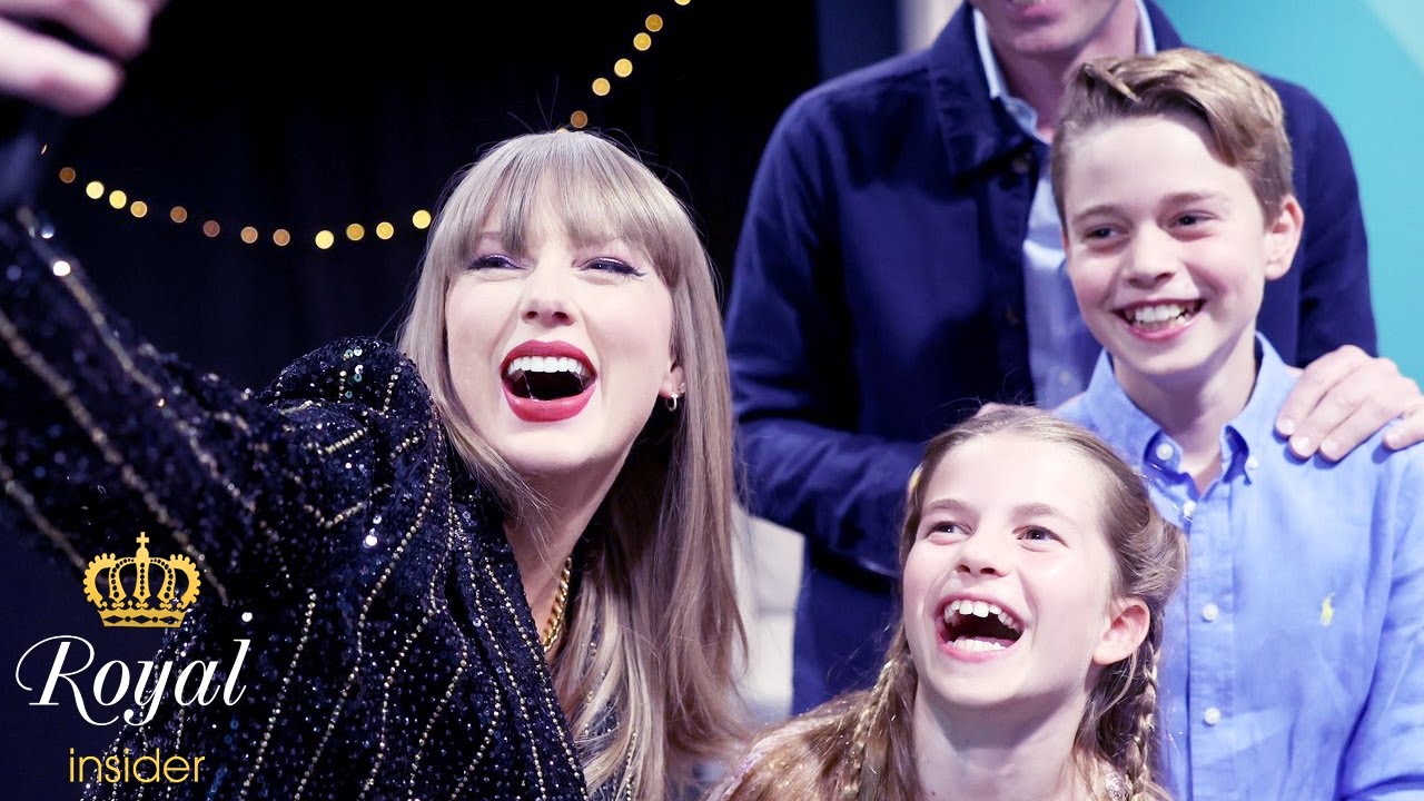 Prince George & Princess Charlotte Light Up in an Unforgettable Selfie with Taylor Swift