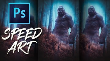 WHAT IF | KONG APPEARED | SPEED ART | PHOTO MANIPULATION | DIGITAL ART | PHOTOSHOP