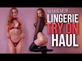 Mariemur  sexy lingerie try on haul 2024