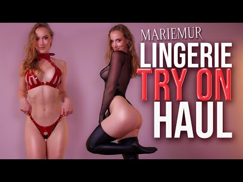 MarieMur - Sexy Lingerie Try On Haul! (2024)