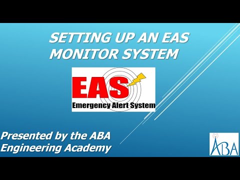 EAS monitoring system - YouTube