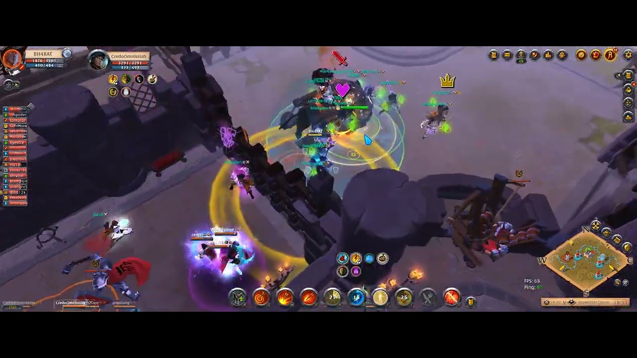 Albion Online Karmic vs Subutai Castle (wailing bow PoV)